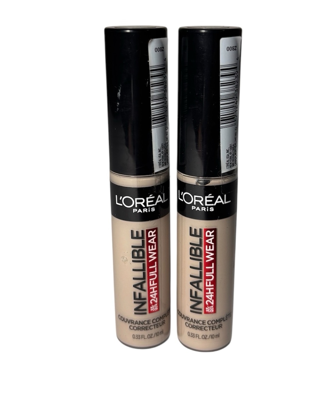 2 L’Oréal Infallible Full Wear Concealer Porcelain 320 Full Coverage NEW